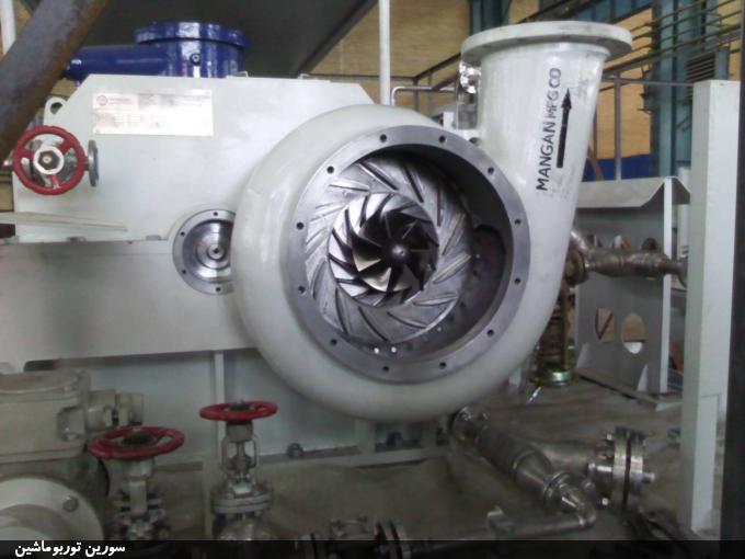 کمپرسور سانتریفیوژ که توسط کارشناسان سورین توربوماشین تست شد.